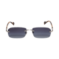 Gucci Rectangular Sunglasses — Silver