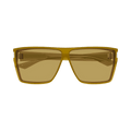 Saint Laurent Rectangular Sunglasses — Green