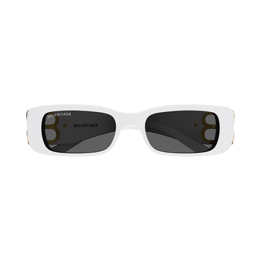 Balenciaga Rectangular Sunglasses — White