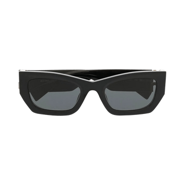 Miu Miu Oval Sunglasses — Gold