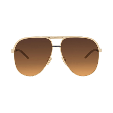 Givenchy Aviator Sunglasses — Gold
