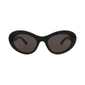 Balenciaga Round Sunglasses — Black