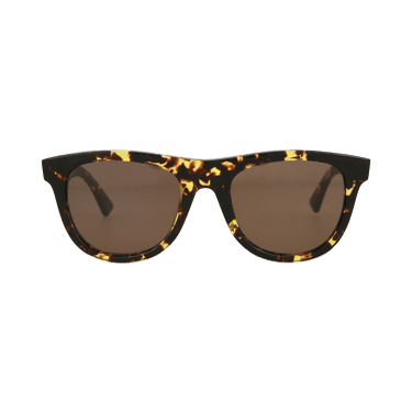 Bottega Veneta Round Sunglasses — Brown
