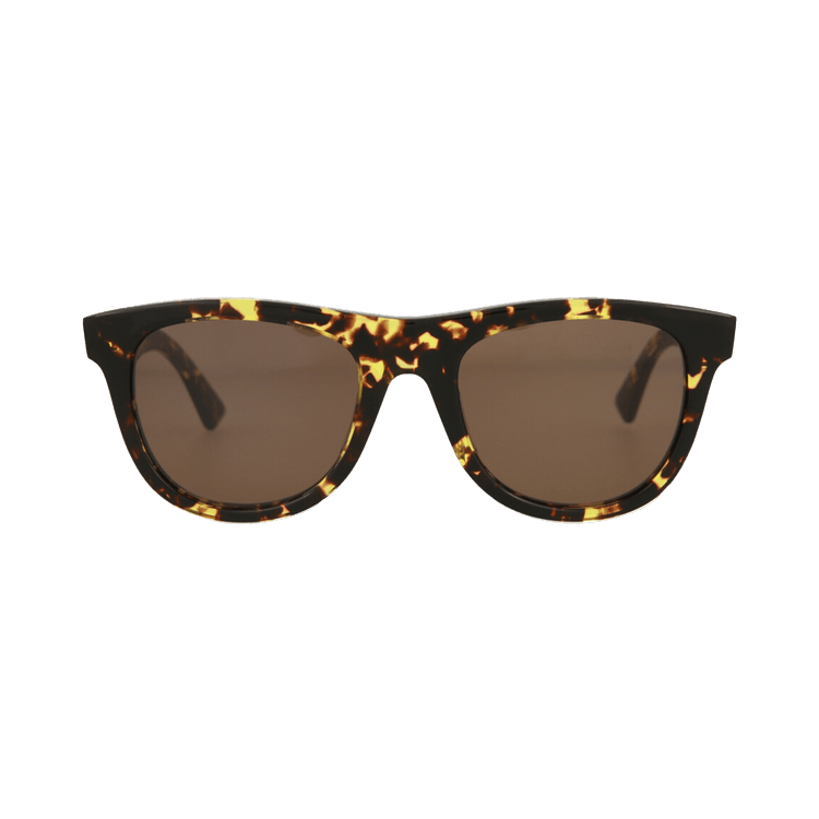 Bottega Veneta Round Sunglasses — Brown