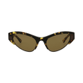 Bottega Veneta Cat Eye Sunglasses — Brown
