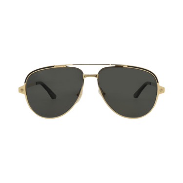 Cartier Aviator Sunglasses — Gold