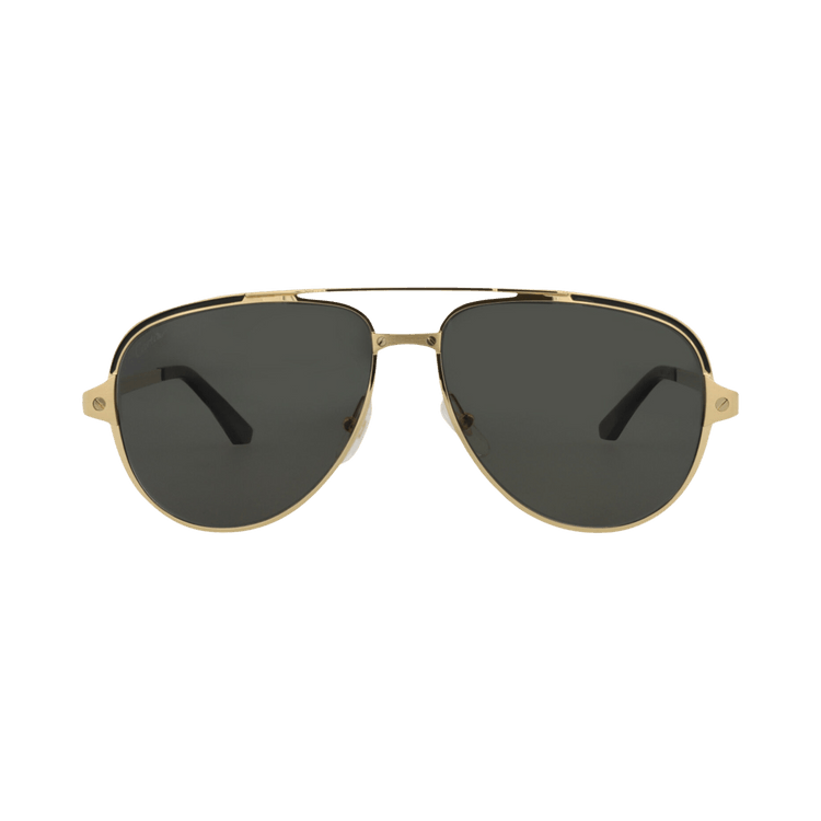 Cartier Aviator Sunglasses — Gold