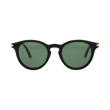 Cartier Round Sunglasses — Black