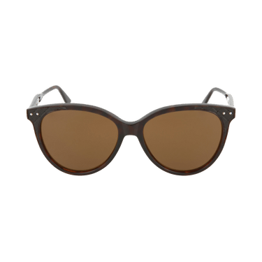 Bottega Veneta Cat Eye Sunglasses — Brown