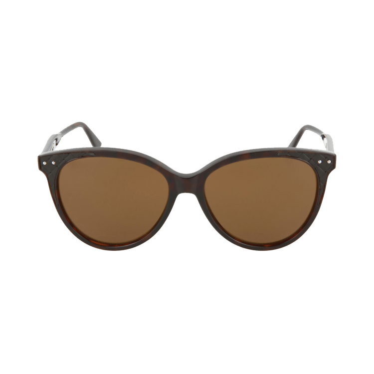 Bottega Veneta Cat Eye Sunglasses — Brown