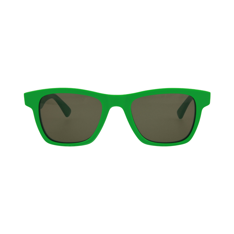 Bottega Veneta Square Sunglasses — Green