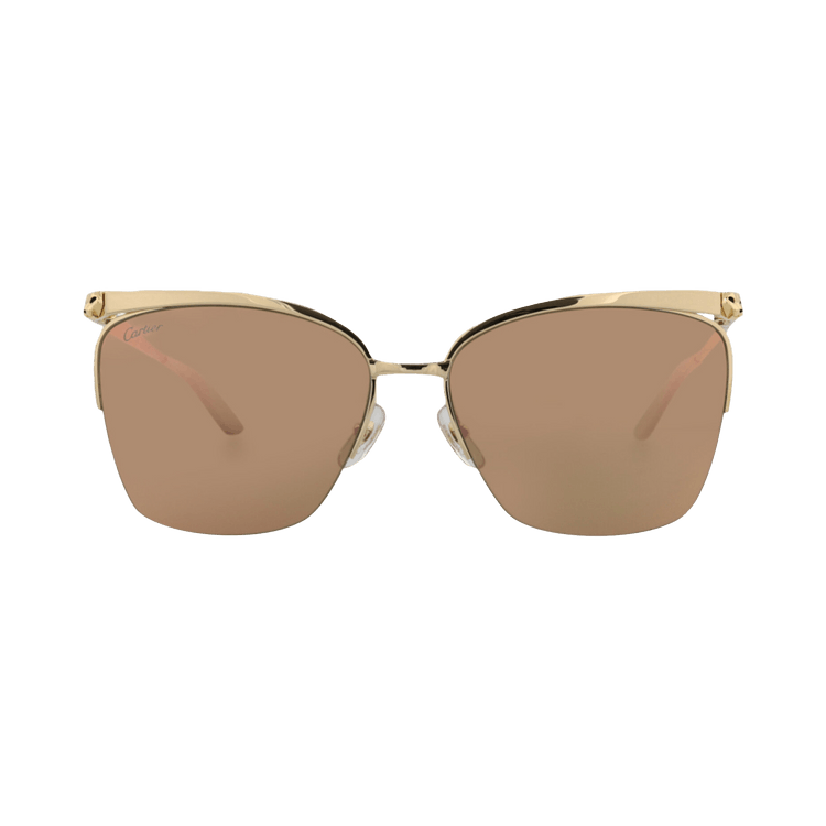 Cartier Square Sunglasses — Gold