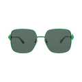 Bottega Veneta Square Sunglasses — Green