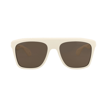 Gucci Square Sunglasses — White