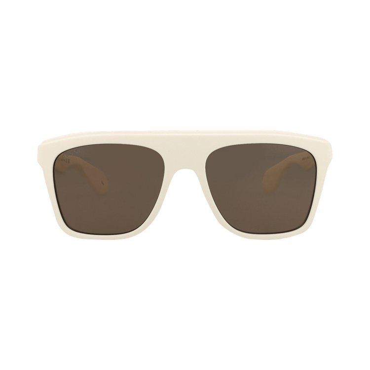 Gucci Square Sunglasses — White