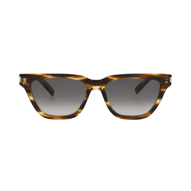 Saint Laurent Cat Eye Sunglasses — Brown