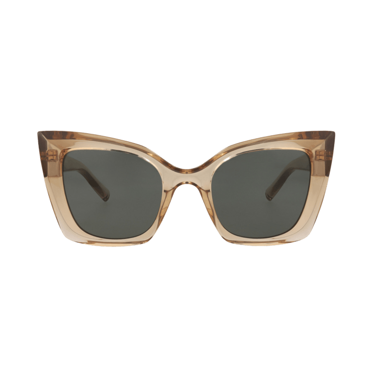 Saint Laurent Cat Eye Sunglasses — Brown