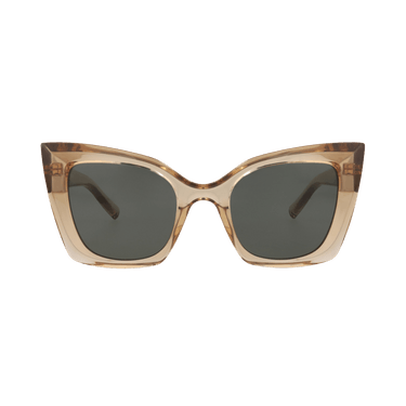 Saint Laurent Cat Eye Sunglasses — Brown
