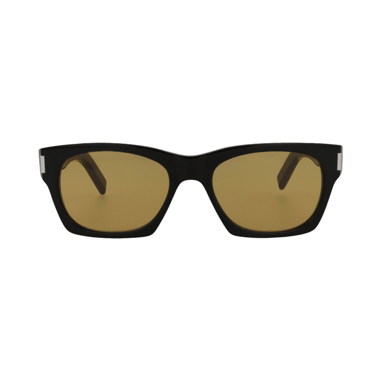 Saint Laurent Square Sunglasses — Black