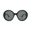 Gucci Round Sunglasses — Black