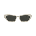Saint Laurent Cat Eye Sunglasses — White