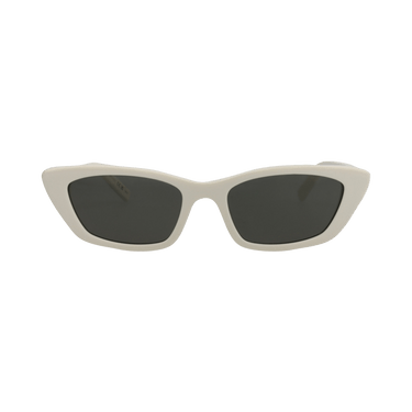 Saint Laurent Cat Eye Sunglasses — White