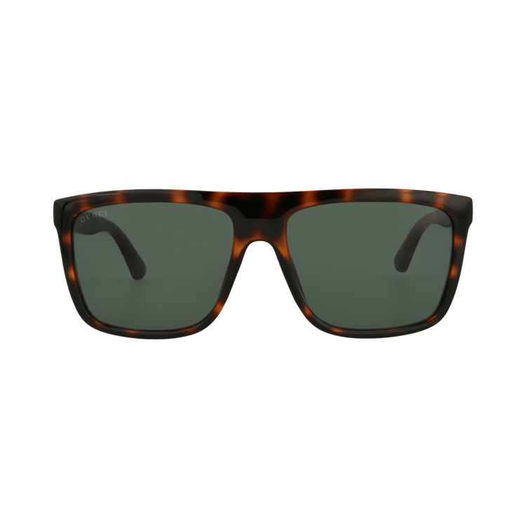 Gucci Square Sunglasses — Brown