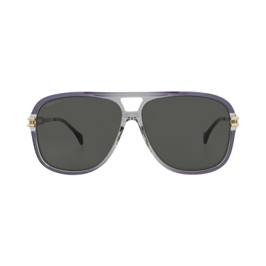 Gucci Aviator Sunglasses — Grey