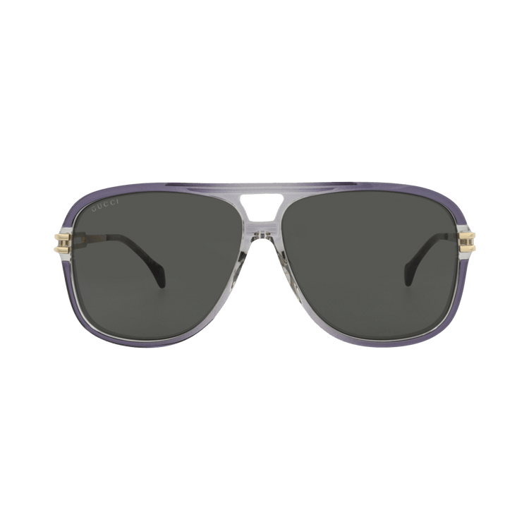 Gucci Aviator Sunglasses — Grey