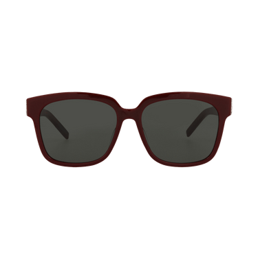 Saint Laurent Square Sunglasses — Red