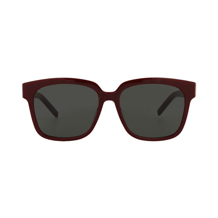 Saint Laurent Square Sunglasses — Red