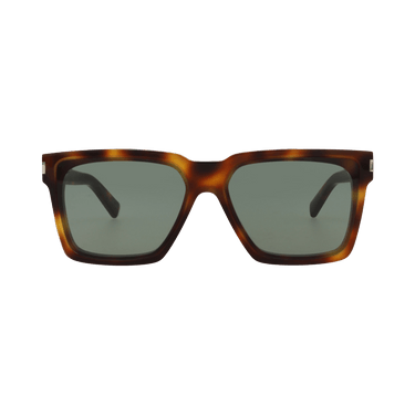 Saint Laurent Square Sunglasses — Brown