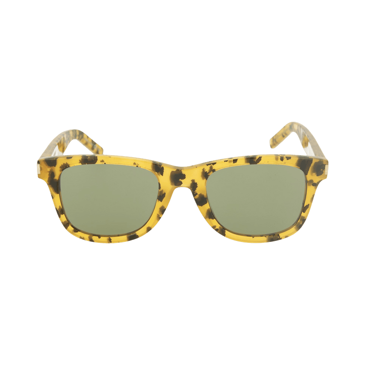 Saint Laurent Square Sunglasses — Yellow