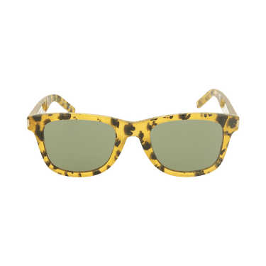 Saint Laurent Square Sunglasses — Yellow