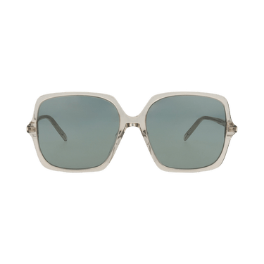 Saint Laurent Square Sunglasses — Tan
