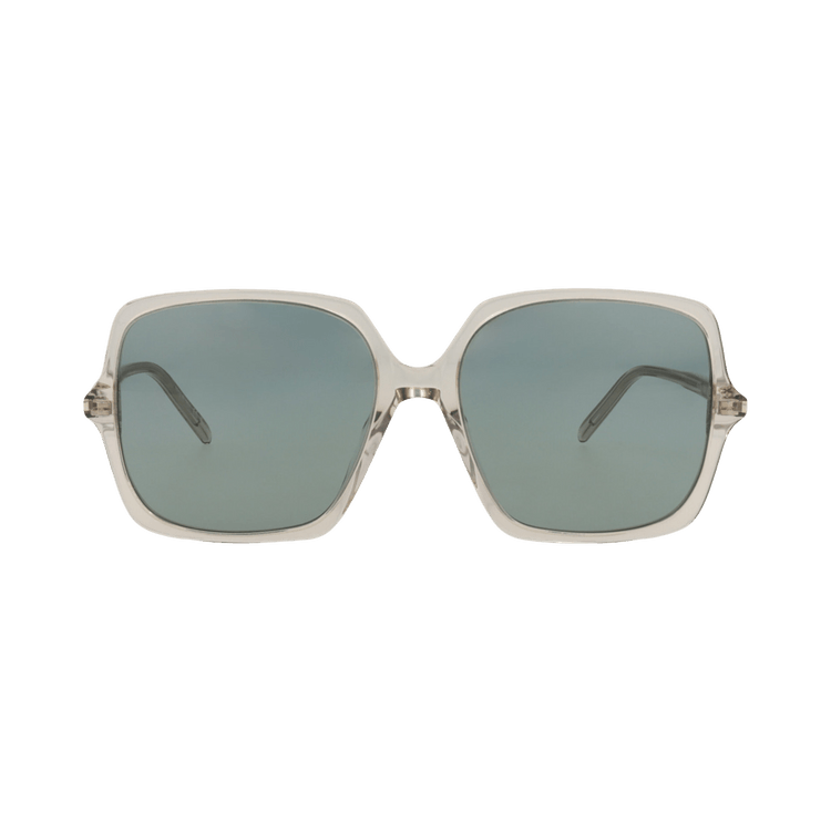 Saint Laurent Square Sunglasses — Tan