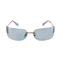 Miu Miu Frameless Sunglasses — Tan