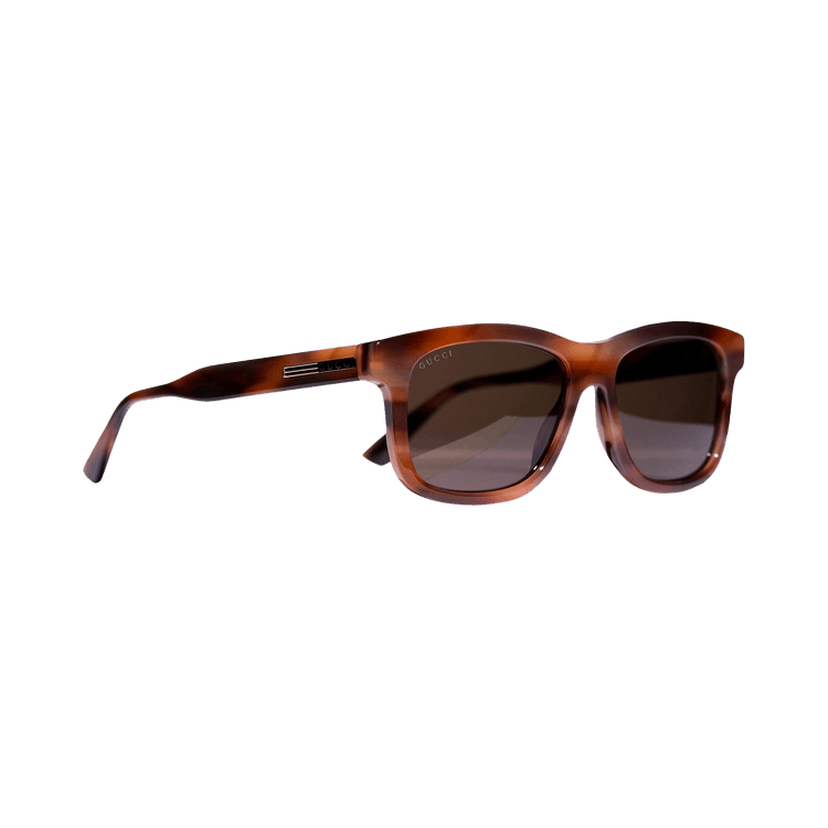 Gucci Square Sunglasses — Brown