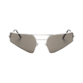 Rick Owens Prong Sunglasses — Silver