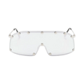 Rick Owens Shield Sunglasses — Silver