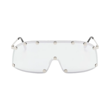 Rick Owens Shield Sunglasses — Silver
