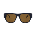 Alexander McQueen Square Sunglasses — Blue