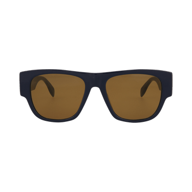 Alexander McQueen Square Sunglasses — Blue