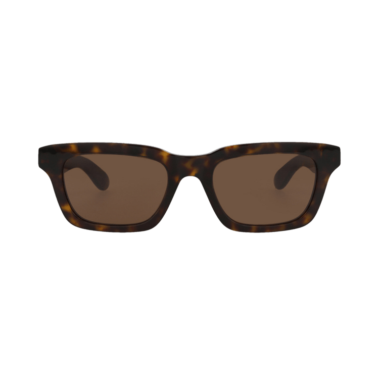 Alexander McQueen Square Sunglasses — Brown