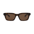 Alexander McQueen Square Sunglasses — Brown