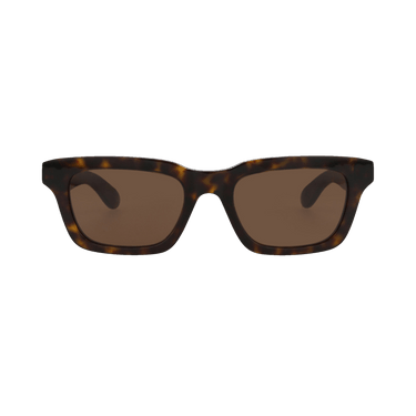 Alexander McQueen Square Sunglasses — Brown