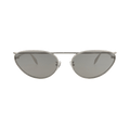 Alexander McQueen Cat Eye Sunglasses — Silver