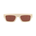 Alexander McQueen Square Sunglasses — Copper
