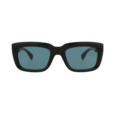 Alexander McQueen Square Sunglasses — Black