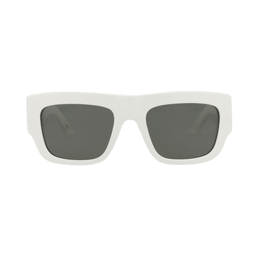Alexander McQueen Square Sunglasses — White